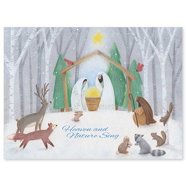 Heaven and Nature Sing: Spirit of Christmas Card