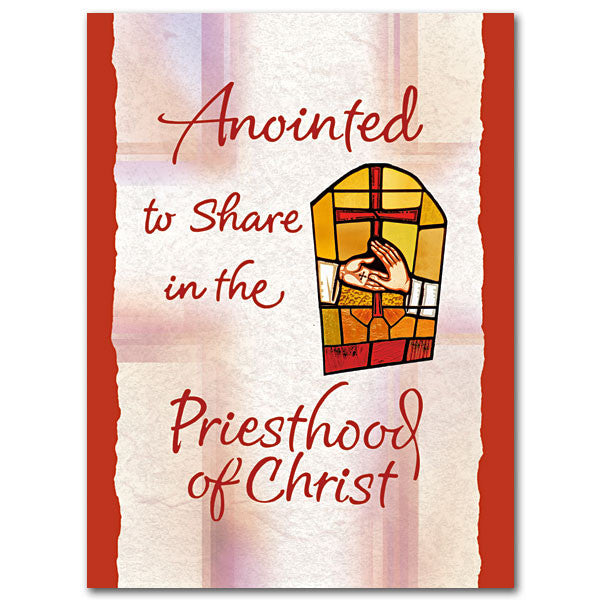 Anointed To Share... Priest Ordination Card