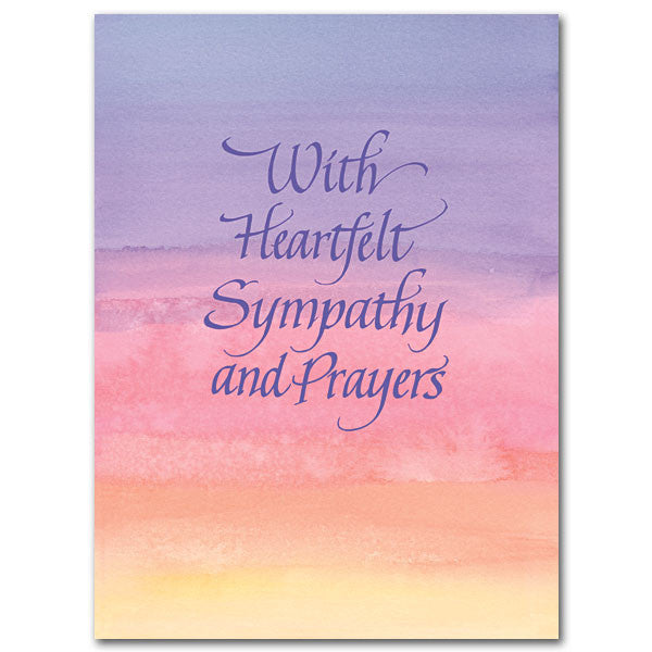 With Heartfelt Sympathy... Sympathy Card