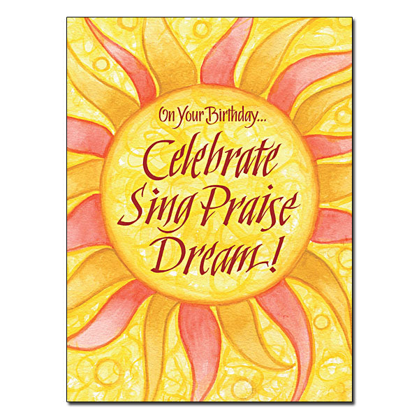 On Your Birthday Celebrate... Birthday Card