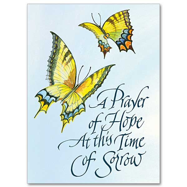 A Prayer Of Hope At This Time... Sympathy Card