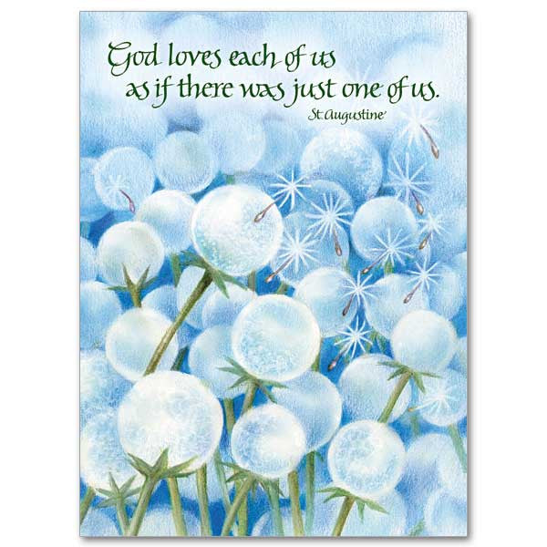 God Loves Each Of Us Birthday Card