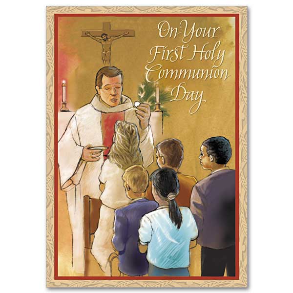 On Your First Communion Day First Communion Card