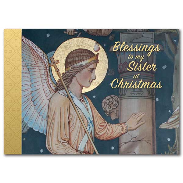 Blessings to My Sister at Christmas: Christmas Card for Sister
