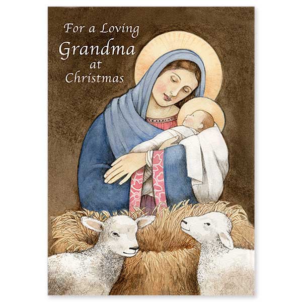 For a Loving Grandma at Christmas: Christmas Card for Grandma