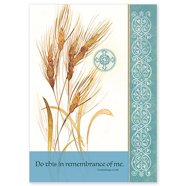 Do This in Remembrance of Me  First Communion Card