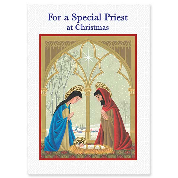 For a Special Priest at Christmas: Christmas Card