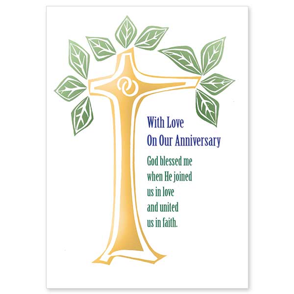 With Love on Our Anniversary Wedding, Anniversary Card for Spouse
