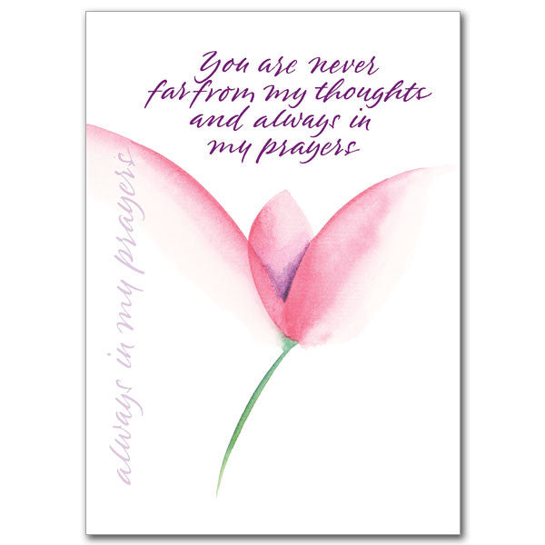 You Are Never Far From... Praying For You Card