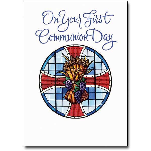 On Your First Communion... First Communion Card