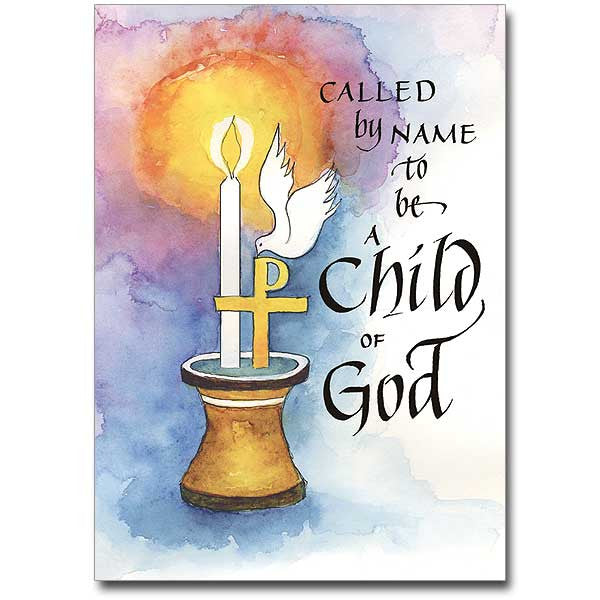 Called By Name... Baptism Card