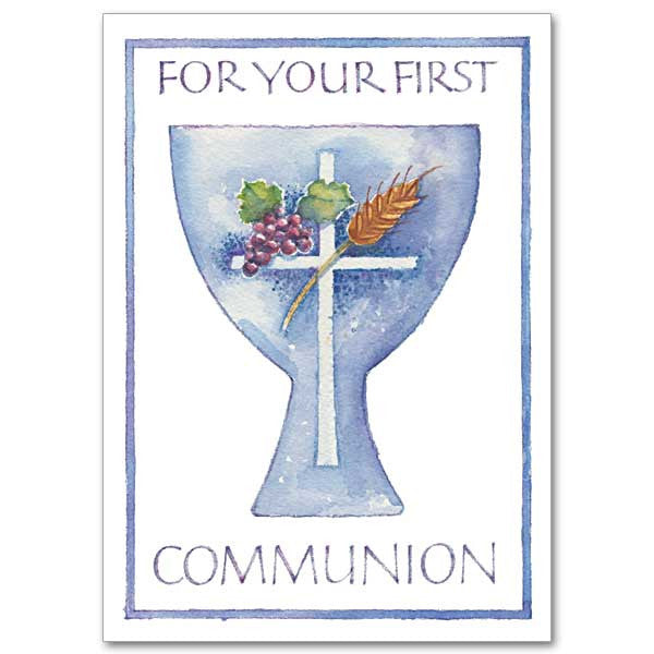 For Your First Communion First Communion Card