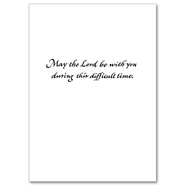 Praying For You Sympathy Card