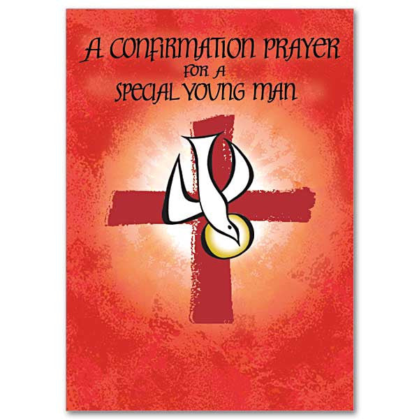 A Confirmation Prayer/Young Man Confirmation Card