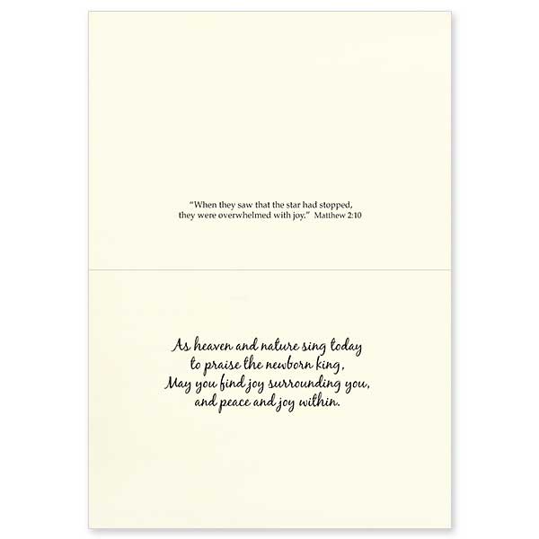 Joy Wreath: Miracle of Christmas Card