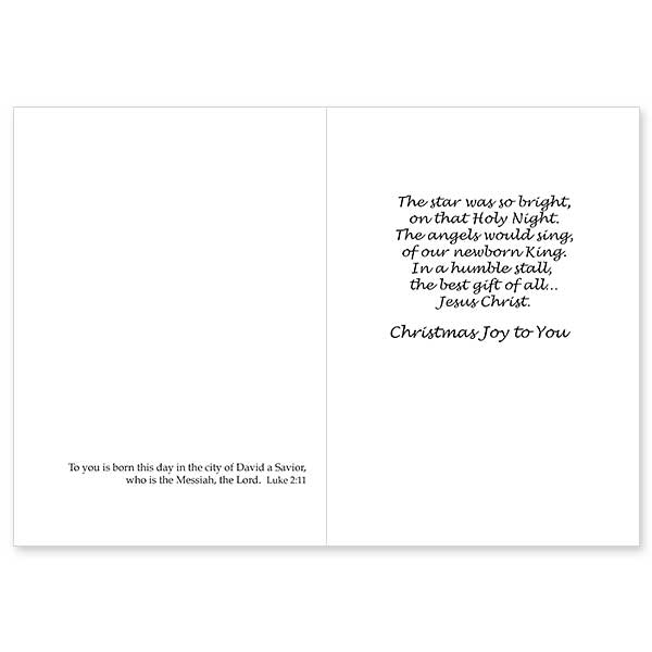 Joy to the World: Miracle of Christmas Card