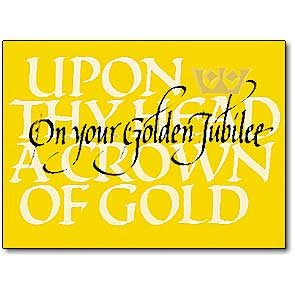 On Your Golden Jubilee Rel Prof 50Th Anniversary