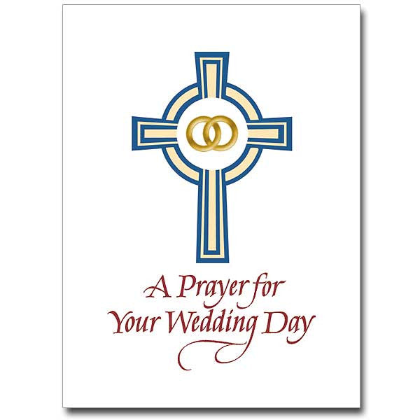 A Prayer For Your Wedding Day Wedding Congratulations Card
