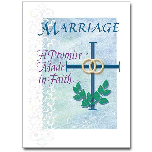 Marriage...A Promise Made... Wedding Anniversary Card