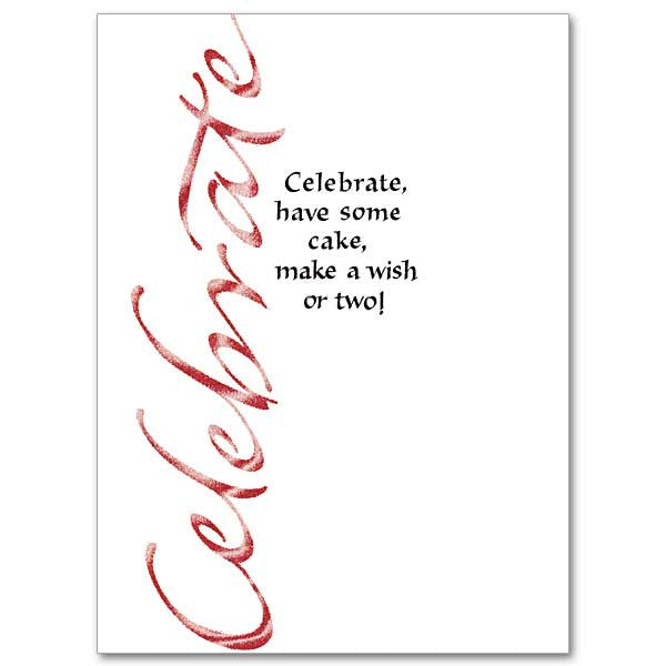 Celebrate, Have Some Cake Birthday Card