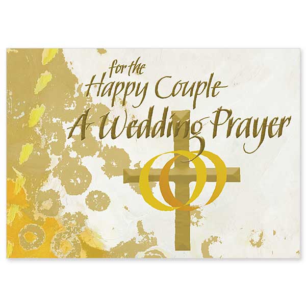 For the Happy Couple: A Wedding Prayer, Wedding Congratulations Card