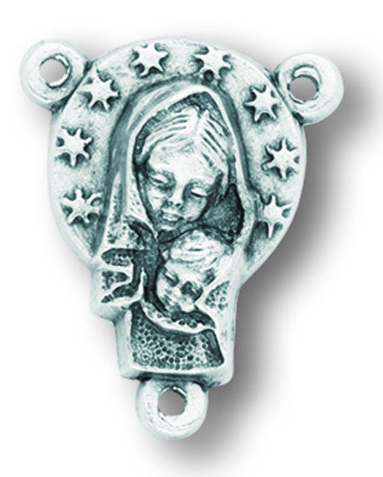 Madonna & Child Rosary Centerpiece