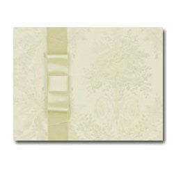 Wedding Guest Book - Ivory Floral Urn