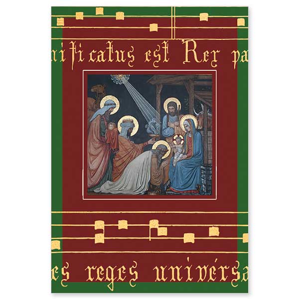Adoration of the Magi: Majesty of Christmas Card