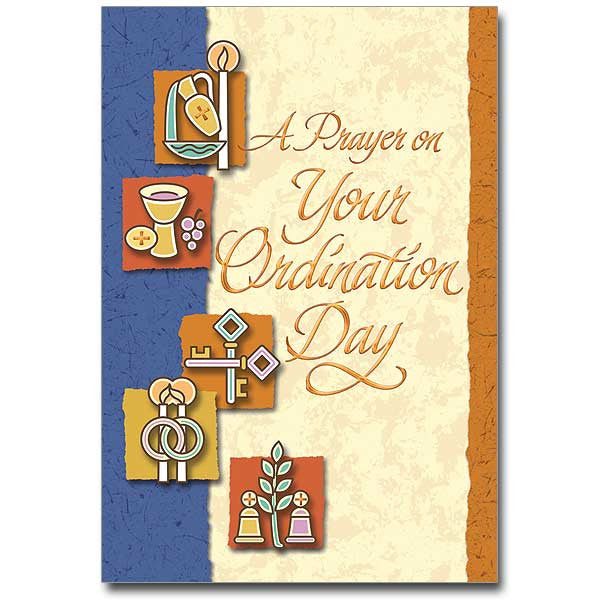 A Prayer On Your Ordination... Priest Ordination Card