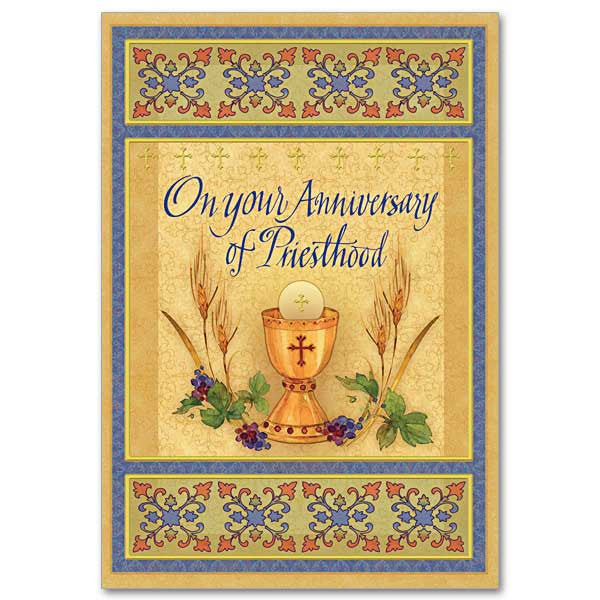 On Your Anniversary Of Priesthood Ordination Anniversary Card