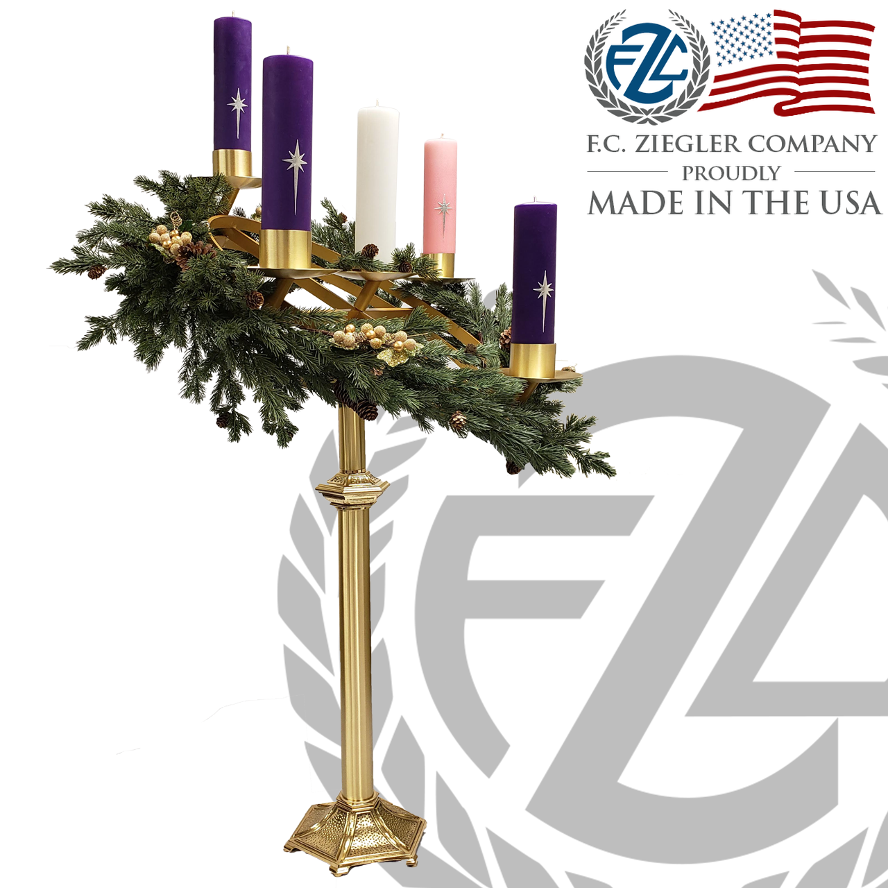 Tilting Advent Wreath