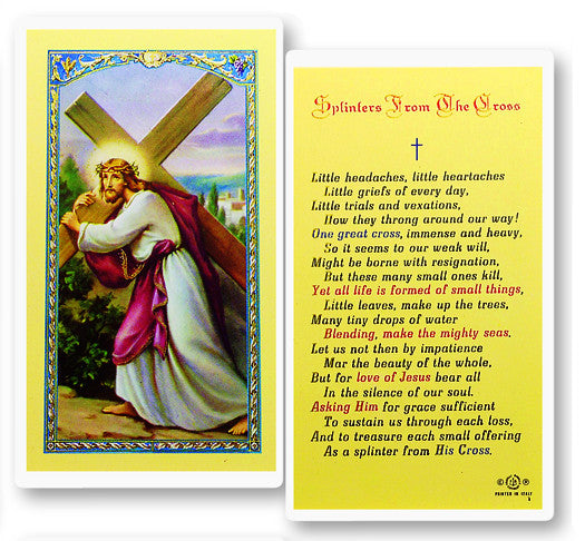Splinters From The Cross
