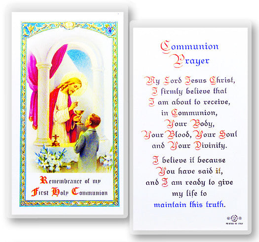 Communion Boy - Popular Prayer