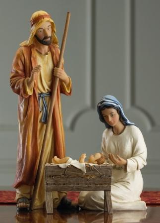 Real Life Nativity - 14 Inch Figures