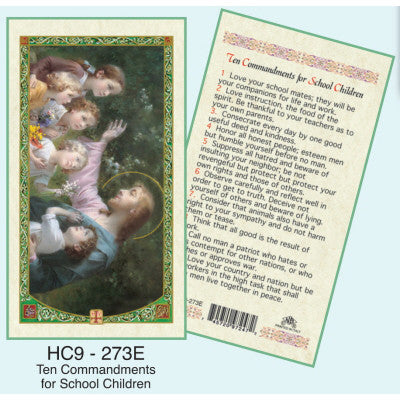 Jesus With Children - Ten Commandments