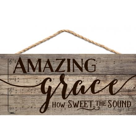 Amazing Grace - Hanging Sign