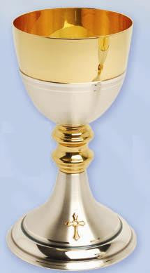 Chalice Only, Gold and Silver Plated