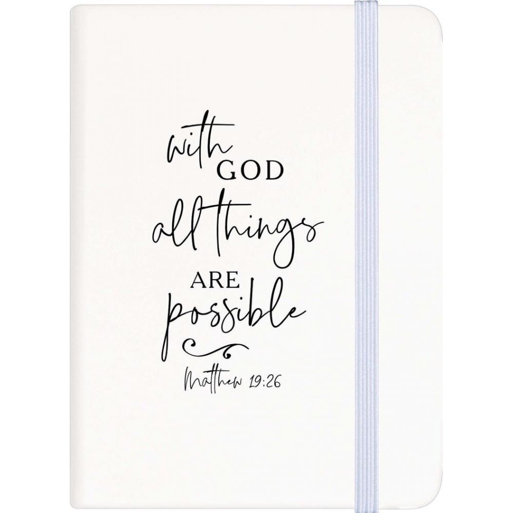 With God All Things Are Possible Notebook