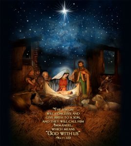 LED Candle - Nativity Scene Christmas