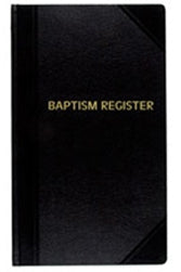 Baptismal Register 9 x14" Economy Edition
