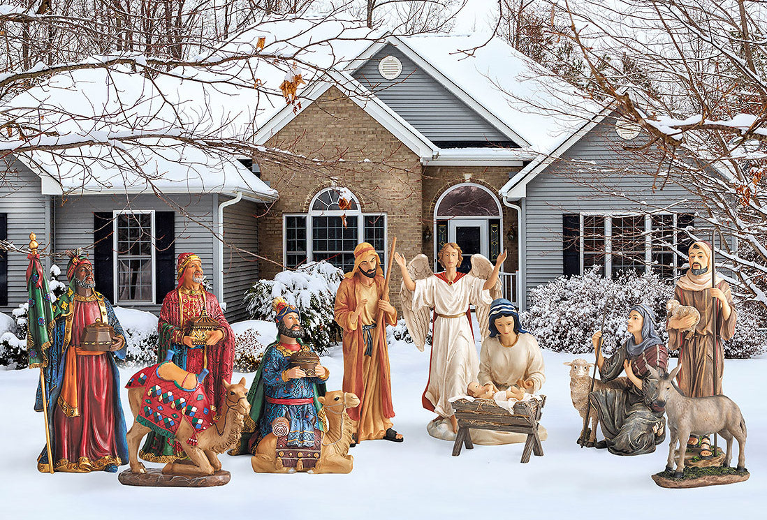 Real Life Nativity - Outdoor Nativity Set
