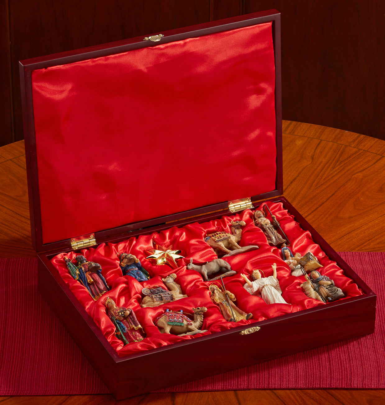 Real Life 13 Piece Nativity Ornament Set