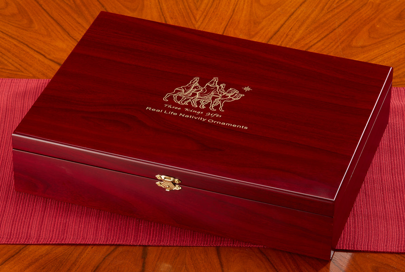 Real Life 13 Piece Nativity Ornament Set
