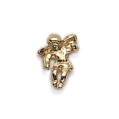 1/2 x 3/8 Inch Gold Angel On Shoulder Lapel Pin