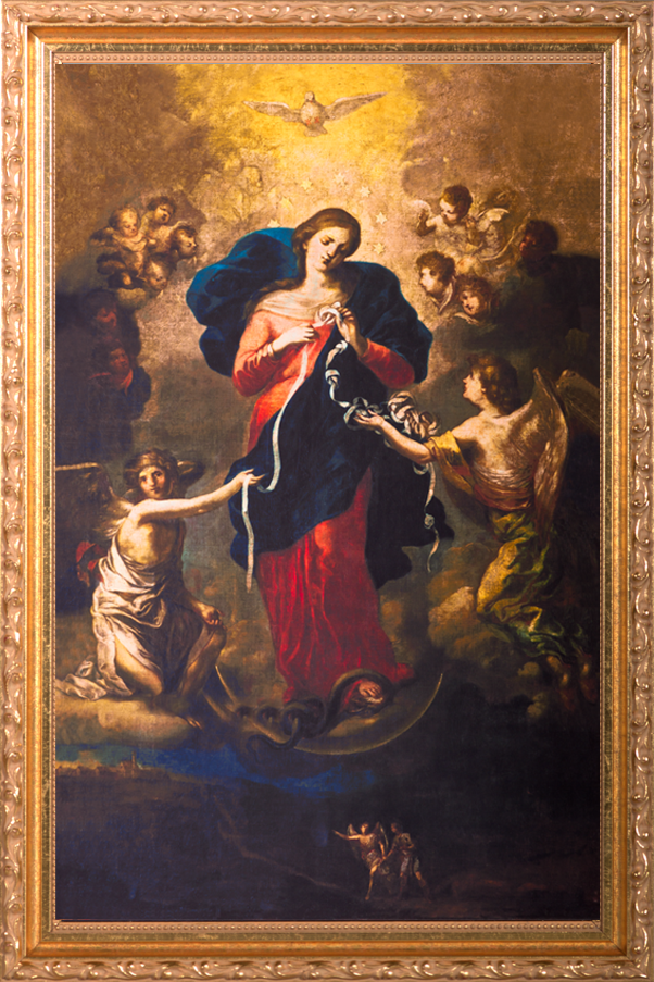 Mary Undoer of Knots 10x16