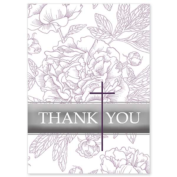 Floral Thank You Note