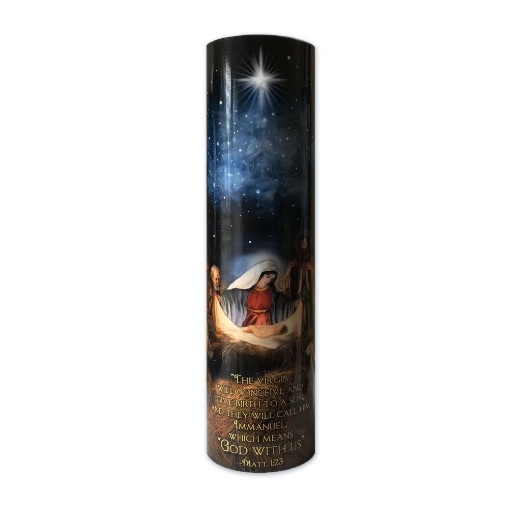 LED Candle - Nativity Scene Christmas