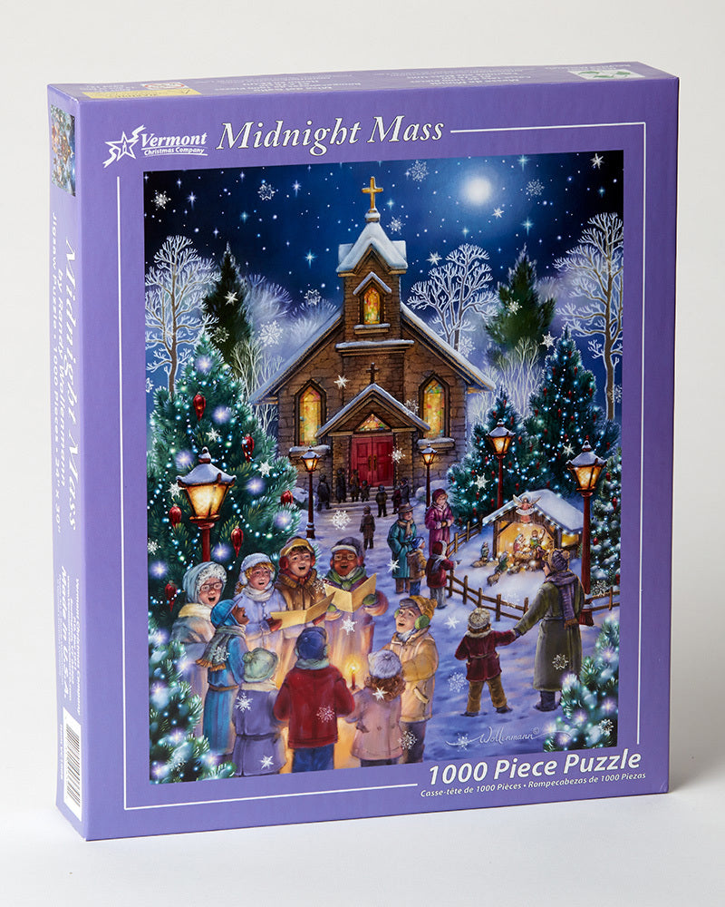 Midnight Mass Christmas Jigsaw Puzzle 1000 pieces