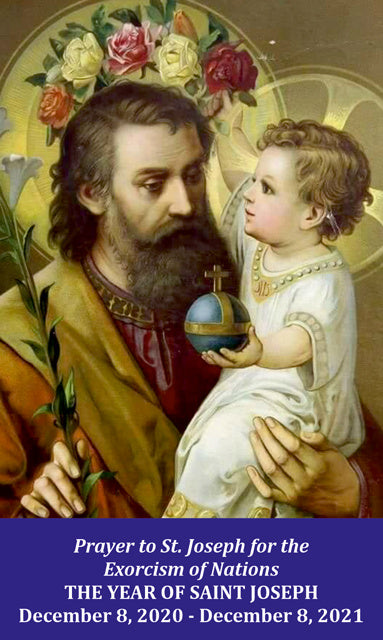 Year of St. Joseph Prayer for Exorcism of Nations