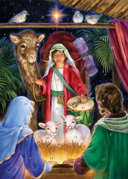 Greeting Card Advent Calendar 5"x7"
